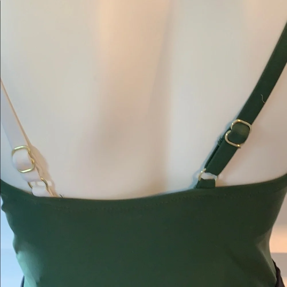 Kona Sol Swimsuit - Green, Black & White - Small‎
